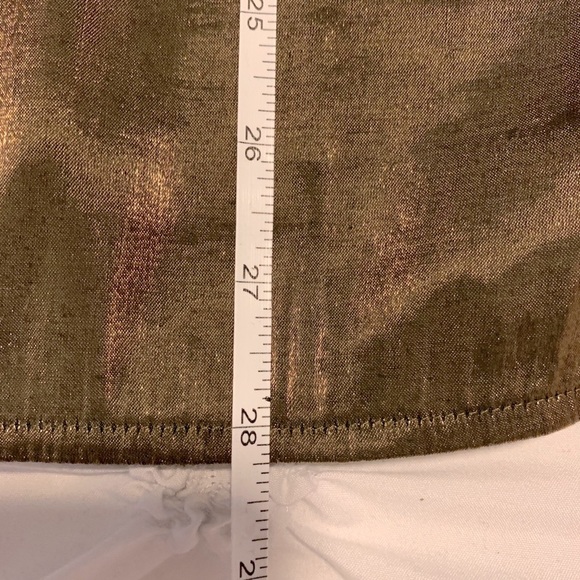 Gold Sleeveless Blouse - Picture 5 of 5